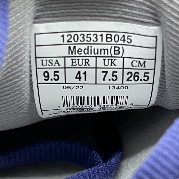 Brooks Adrenaline GTS 22 Running Sneakers Women Size 9.5 Gray Blue Comfort Shoes - Picture 8 of 9